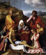 Andrea del Sarto Pieta with Saints oil on canvas